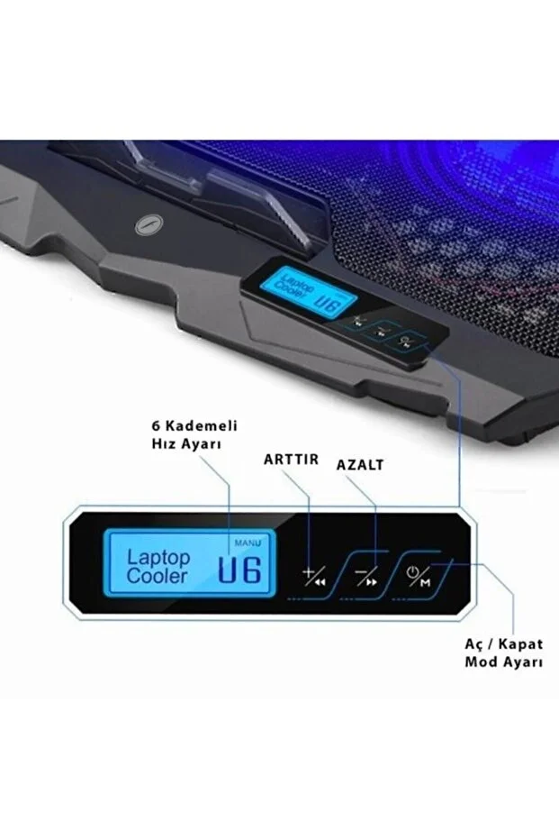 4 Adet Fanlı Ledli Lcd Kontrol Panelli 15